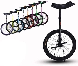  Monociclo Bicicleta Monociclo Excelente Monociclo Bicicleta de Equilibrio for Personas Altas Jinetes 175-190 cm, Heavy Duty Unisex Adult Big Kids 24" Monocycle, Carga 300 Lbs (Color : Black, Size : 24 Inch WH
