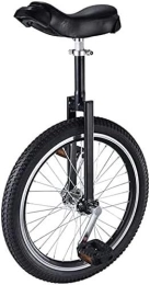 ERmoda Monociclo ErModa Monociclo de Bicicleta con Ruedas de 16 / 18 / 20 Pulgadas, Asientos de Monociclo Ajustables, Equilibrio de neumáticos de montaña, Bicicleta (Color : Nero, Size : 16 Inch)