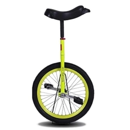  Bicicleta Excelente Bicicleta De Equilibrio De Monociclo para Personas Altas De 175-190 Cm, Monociclo De 24 Pulgadas para Niños Grandes, Unisex, Resistente, Carga 300 Libras (Color: Amarillo, Tamaño: Rueda De