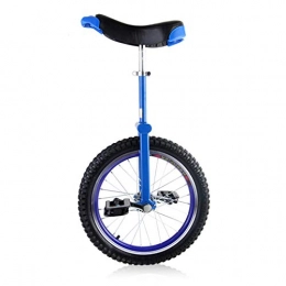 GAOYUY Bicicleta GAOYUY Monociclo, 16 / 18 / 20 / 24 Pulgadas Ajustable Y Desmontable Monociclo De Rueda For Adultos, Niños, Hombres, Adolescentes, Niño, Jinete, Montaña Al Aire Libre (Color : Blue, Size : 16 Inches)