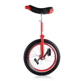 GAOYUY Bicicleta GAOYUY Monociclo, 16 / 18 / 20 / 24 Pulgadas Monociclo De Rueda Neumático De Montaña Antideslizante for Entrenador De Niños / Adultos Deportes De Ciclismo Al Aire Libre (Color : Red, Size : 16 Inches)
