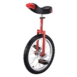 GAOYUY Bicicleta GAOYUY Monociclo, 18 / 20 Pulgadas Monociclo De Rueda Uso del Ciclo De Equilibrio For Niños Principiantes Ejercicio For Adultos Diversión Bicicleta Ciclismo Fitness (Color : Red, Size : 18 Inches)