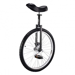 GAOYUY Bicicleta GAOYUY Monociclo, 24 Pulgadas Sillín Cómodo Y Ajustable Ejercicio De Ciclismo De Equilibrio For Adultos De Una Sola Rueda Azul Y Negro (Color : Black, Size : 24 Inches)