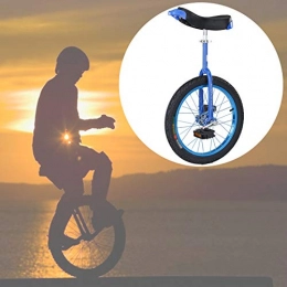 GAOYUY Bicicleta GAOYUY Monociclo Al Aire Libre, Monociclo De Rueda De 16 / 18 / 20 / 24 Pulgadas Pedales De Plástico Redondeados Sillín Ergonómico Contorneado For Principiantes (Color : Blue, Size : 20 Inches)