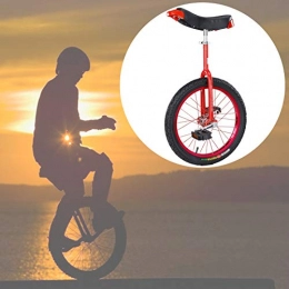 GAOYUY Bicicleta GAOYUY Monociclo Al Aire Libre, Monociclo De Rueda De 16 / 18 / 20 / 24 Pulgadas Pedales De Plástico Redondeados Sillín Ergonómico Contorneado For Principiantes (Color : Red, Size : 16 Inches)
