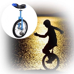GAOYUY Bicicleta GAOYUY Monociclo Al Aire Libre, Monociclo Freestyle Unisex 16 Pulgadas Neumático De Montaña Antideslizante Fuerte Y Robusto For Adultos Niños (Color : Blue, Size : 16 Inches)