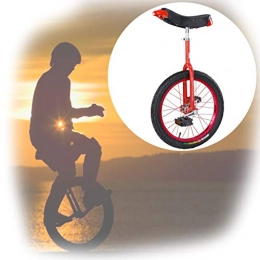 GAOYUY Bicicleta GAOYUY Monociclo Al Aire Libre, Neumático De Montaña Antideslizante Marco De Acero De 16 / 18 / 20 / 24 Pulgadas For Principiantes / Profesionales / Niños / Adultos (Color : Red, Size : 20 Inches)