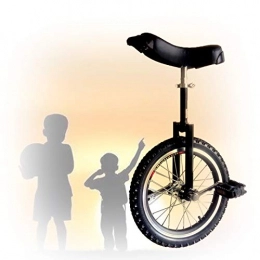 GAOYUY Monociclo GAOYUY Monociclo De 16 / 18 / 20 / 24 Pulgadas, Deportes De Ciclismo Al Aire Libre Neumático Antideslizante Ciclo Equilibrio Ejercicio Diversión Fitness para Adultos Niños (Color : Black, Size : 24 Inch)