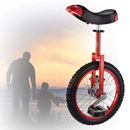 GAOYUY Bicicleta GAOYUY Monociclo De 16 / 18 / 20 / 24 Pulgadas, Monociclo Freestyle Unisex Cómodo Y Fácil De Manejar Adecuado For Una Altura De 1, 20 M-1, 80 M For Principiantes (Color : Red, Size : 16 Inches)