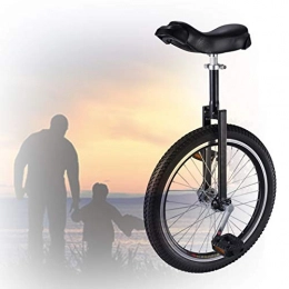 GAOYUY Bicicleta GAOYUY Monociclo De 16 / 18 / 20 Pulgadas, Asiento Extendido Ajustable Suave Y Cómodo Uso del Ciclo De Equilibrio For Niños Principiantes Y Adultos (Color : Black, Size : 20 Inches)