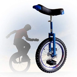 GAOYUY Bicicleta GAOYUY Monociclo De Rueda De 16 / 18 / 20 / 24 Pulgadas, Monociclo Trainer Freestyle Pedales De Plástico Redondeados Sillín Ergonómico Contorneado para Principiantes (Color : Blue, Size : 16 Inch)