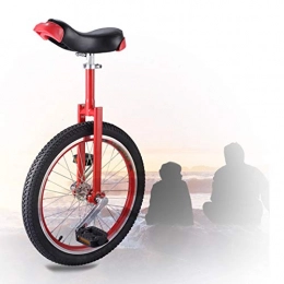 GAOYUY Monociclo GAOYUY Monociclo De Rueda De 16 / 18 / 20 Pulgadas, Monociclo Freestyle Unisex Marco De Acero Fuerte Sillín Ergonómico Contorneado para Principiantes (Color : Red, Size : 16 Inch)