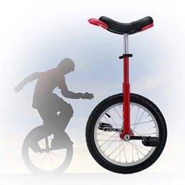 GAOYUY Bicicleta GAOYUY Monociclo De Rueda De 16 / 18 / 20 Pulgadas, Monociclo Trainer Freestyle Asiento Extendido Ajustable Seguro De Usar para Nios Principiantes Y Adultos (Color : Red, Size : 16 Inch)