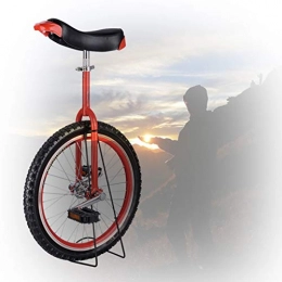 GAOYUY Bicicleta GAOYUY Monociclo Entrenador 16 / 18 / 20 / 24 Pulgadas Altura Ajustable Monociclo Freestyle Ejercicio De Ciclismo De Equilibrio para Adultos Niños (Color : Red, Size : 24 Inch)