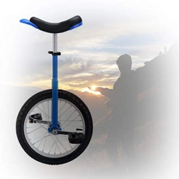 GAOYUY Bicicleta GAOYUY Monociclo Entrenador, 16 / 18 / 20 Pulgadas Monociclo Freestyle Pedales De Plástico Redondeados Sillín Ergonómico Contorneado para Principiantes / Niños / Adultos (Color : Blue, Size : 18 Inch)