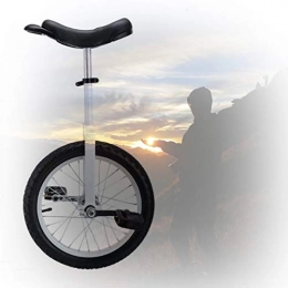 GAOYUY Bicicleta GAOYUY Monociclo Entrenador, 16 / 18 / 20 Pulgadas Monociclo Freestyle Pedales De Plástico Redondeados Sillín Ergonómico Contorneado para Principiantes / Niños / Adultos (Color : White, Size : 20 Inch)