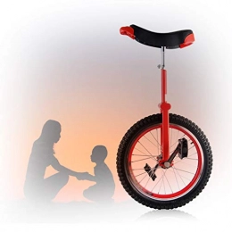 GAOYUY Bicicleta GAOYUY Monociclo Entrenador, Monociclo con Ruedas De 16 / 18 / 20 Pulgadas Unisex Altura Ajustable Ciclo De Neumáticos Antideslizantes para Principiantes / Niños / Adultos (Color : Red, Size : 16 Inch)