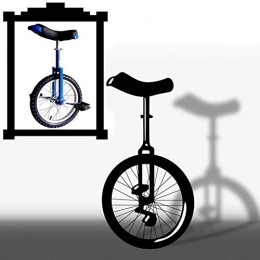 GAOYUY Bicicleta GAOYUY Monociclo, Marco De Llanta De Aleación De Aluminio Y Abrazadera De Asiento Ajustable De Liberación Rápida 16 / 18 / 20 / 24 Pulgadas For Adultos Niños (Color : Blue, Size : 16 Inches)