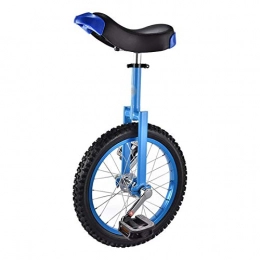GAOYUY Bicicleta GAOYUY Monociclo, Monociclo De Rueda De 16 / 18 / 20 Pulgadas Altura del Asiento Ajustable Seguro De Usar For Principiantes / Profesionales / Niños / Adultos (Color : Blue, Size : 20 Inches)