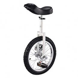 GAOYUY Bicicleta GAOYUY Monociclo, Profesional De Estilo Libre Unisex 20 Pulgadas Pedales Antideslizantes Deportes Al Aire Libre Fitness Ejercicio Salud (Color : White, Size : 16 Inches)