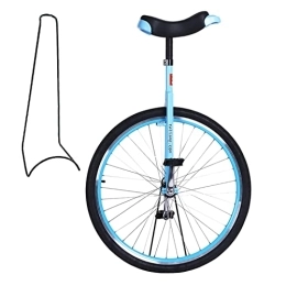 HWBB Bicicleta HWBB Monociclo Monociclo de Rueda Azul de 28"Pulgadas con Llantas Antideslizantes y Rejilla de Estacionamiento Extragrandes, Aplicable para Una Altura de Usuario Superior a 5 Pies / 150 Cm