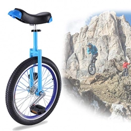 HWF Monociclo HWF Monociclo Bicicleta Ajustable Rueda de 16"18" 20" Entrenador Monociclo, Equilibrio del Ciclo del Neumtico Antideslizante Uso para Nios Principiantes Adultos Ejercicio Divertido Fitness, Azul