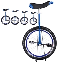 HWF Bicicleta HWF Monociclo Niños de 9-15 Años Monociclo 16 / 18 Pulgadas, Mamá / Papá / Adulto Monociclo de Equilibrio Grande 20 / 24 Pulgadas, Mejor Regalo de Cumpleaños (Color : Blue, Size : 20")