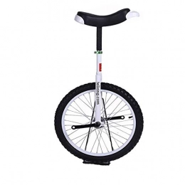 HWLL Bicicleta HWLL Monociclo Rueda de 24 Pulgadas Monociclo para Adultos, con Pedales Antideslizantes, Bicicleta Monociclo para Mujeres / Hombres / Adolescentes / Niños Grandes, Usuario 175-195cm (Color : White)