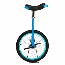 HXFENA Bicicleta HXFENA Monociclo Ajustable, Kids Adultos Principiantes Equilibrio Al Aire Libre Ciclismo Ejercicio Rueda de Fitness AcrobáTica NeumáTico de Montaña Antideslizante / 16 Inches / Blue