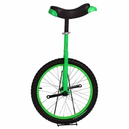 HXFENA Bicicleta HXFENA Monociclo para Adultos, Equilibrio AcrobáTico Profesional para Fitness Ejercicio una Sola Rueda SillíN ErgonóMico Contorneado Antideslizante Ajustable / 24 Inches / Green