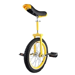 HXFENA Bicicleta HXFENA Monociclo para NiñOs, NeumáTico de Goma de Montaña Antideslizante Divertidas Acrobacias Bicicletas Ejercicio de Equilibrio de una Sola Rueda / 16 Inches / Yellow