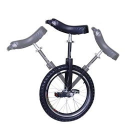 JLXJ Bicicleta JLXJ Monociclos Monociclo Negro para Niños / Adultos Niño, Los 40cm / 45cm / 50cm / 60cm Rueda de Neumático de Butilo a Prueba de Fugas, Marco de Acero (Size : 24"(60cm))