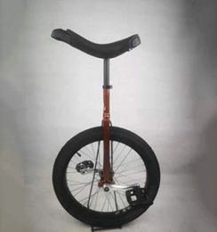 JUIANG Bicicleta JUIANG Tubo de Asiento y manivela de aleación de Aluminio Monociclo Entrenador - Estructura de Acero Resistente - con Pedales de Nailon Antideslizantes Ajustable Bicicleta - para Principiantes Brown