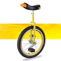 Lhh Bicicleta Lhh Monociclo Monociclo de 16" / 18" / 20"para Niños Y Adultos, Monociclo Exterior Ajustable con Borde de Aleación, Monociclo Competitivo Monociclo de Equilibrio Automático (Size : 18inch Wheel)