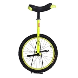 Lqdp Bicicleta Lqdp Monociclo Monociclos Pequeños de 14 Pulgadas para Niños de 5 / 6 / 7 / 8 / 9 Años, Ciclismo de Equilibrio Amarillo para Su Hijo, Hija / Niño Niña