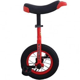 LXX Monociclo LXX Monociclos Pequeno Ruedas de 12" por Ninos / Ninas, Uniciclo para Principiantes, Ejercicio de Autoequilibrio, Altura del Usuario 92cm-135cm (Color : Red, Size : 12" Wheel)
