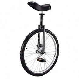 LXX Monociclo LXX Monociclos Rueda de 24 Unisex para Personas Altas, Bicicleta de Ciclismo de Ejercicio de Equilibrio Automatico, Altura del Usuario Superior a 175 cm (69") (Color : Black)