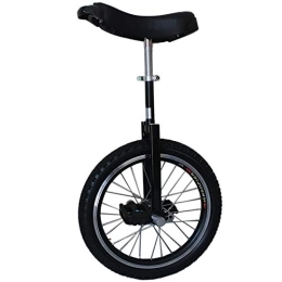  Bicicleta Monocicli da 24 pollici con manici Adulti / persone pesanti / professionisti, Monociclo con ruote grandi all'aperto con pneumatici Grassi e Sella regolabile (Color : Black)