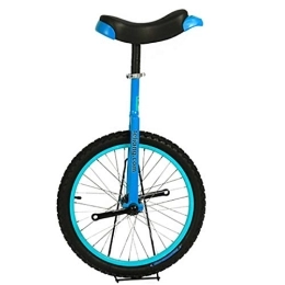 MXSXN Monociclo Monociclo Ajustable Unicycle 16" / 18" / 20" Pulgada Azul Equilibrio Ejercicio Diversión Bicicleta Fitness para Niños / Adultos, Mejor Regalo de Cumpleaños, 20in