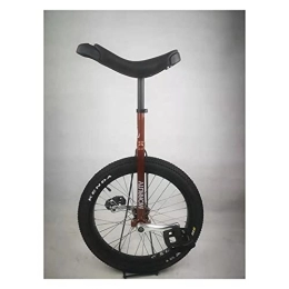 QULACO Bicicleta Monociclo de bicicleta Monociclo de ruedas de diseño ergonómico de 20 pulgadas - Con pedales antideslizantes de nailon Monociclo de entrenamiento de ruedas - Marco de acero resistente, tubo de asien