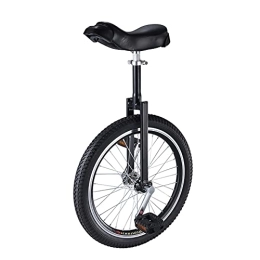 QULACO Monociclo Monociclo de bicicleta Neumáticos anchos y gruesos Monociclo de ruedas - Cerraduras hechas de excelente material de aleación de aluminio Monociclo de entrenamiento de ruedas - Con tubo de asiento an