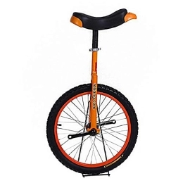  Monociclo Monociclo De Gran Equilibrio con Neumáticos De Aire De 16 / 18 / 20 Pulgadas, Bicicletas De Ciclismo Naranja Asiento Ajustable De Bicicleta para Niños Grandes / Adultos Regalo De Cumpleaños, Carga Máxim