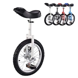 Yisss Bicicleta Monociclo Monociclo de entrenamiento para principiantes para niños de 16 ", altura ajustable, antideslizante, butilo, neumático de montaña, equilibrio, ciclismo, bicicleta de ejercicio, carga de 150