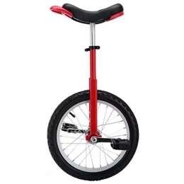 Lqdp Bicicleta Monociclo Monociclo para Niñas Rueda de 16'' / 18'' para Niños / Adolescentes, Rueda de 20'' Adultos Mujer Equilibrio Ciclismo, con Soporte Gratuito - Fácil de Montar ( Color : Red , Size : 20'' wheel )