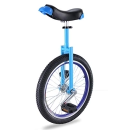 Lqdp Bicicleta Monociclo Monociclos Azules para Niño / Niña / Mujer / Principiantes, Adultos, Deportes Al Aire Libre, Bicicleta de Una Rueda con Sillín Ajustable, (Size : 20inch Wheel)