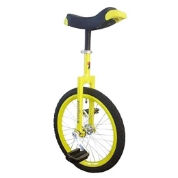  Bicicleta Monociclos Amarillos con llanta de aleación, Monociclo pequeño con Ruedas de 12" y 16" para niños y niñas, monociclos Grandes de 20" / 24" para Monociclo Unisex para Adultos / Entrenadores (Size : 16inc