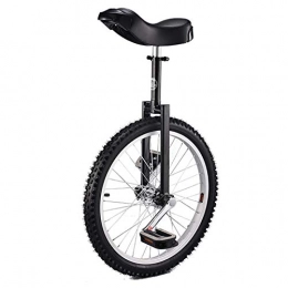 LXX Bicicleta Monociclos Negro Unisex por Ninos / Adultos, Ejercicio de Autoequilibrio Bicicleta de Ciclismo - Antideslizante Al Aire Libre Deportes Aptitud (Size : 20inch)