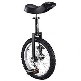 Monociclos Bicicleta Monociclos Negro Unisex por Niños / Adultos, Ejercicio de Autoequilibrio Bicicleta de Ciclismo - Antideslizante Al Aire Libre Deportes Aptitud (Size : 16inch)