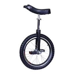 JLXJ Bicicleta Monociclos Negro Unisexo Monociclo para Niños / Adultos, 16 Pulgadas / 18 Pulgadas / 20 Pulgadas Rueda Antideslizante, para Deportes Al Aire Libre, Bicicleta de Equilibrio de Montaña ( Size : 16inch )