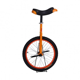 QWEASDF Bicicleta QWEASDF Monociclo, 18"Unicycle para niños, uniciclos al Aire Libre Ajustables con llanta de aleación, Equilibrio Ciclismo Bicicletas Ciclismo Deportes al Aire Libre Ejercicio Fitness, Naranja